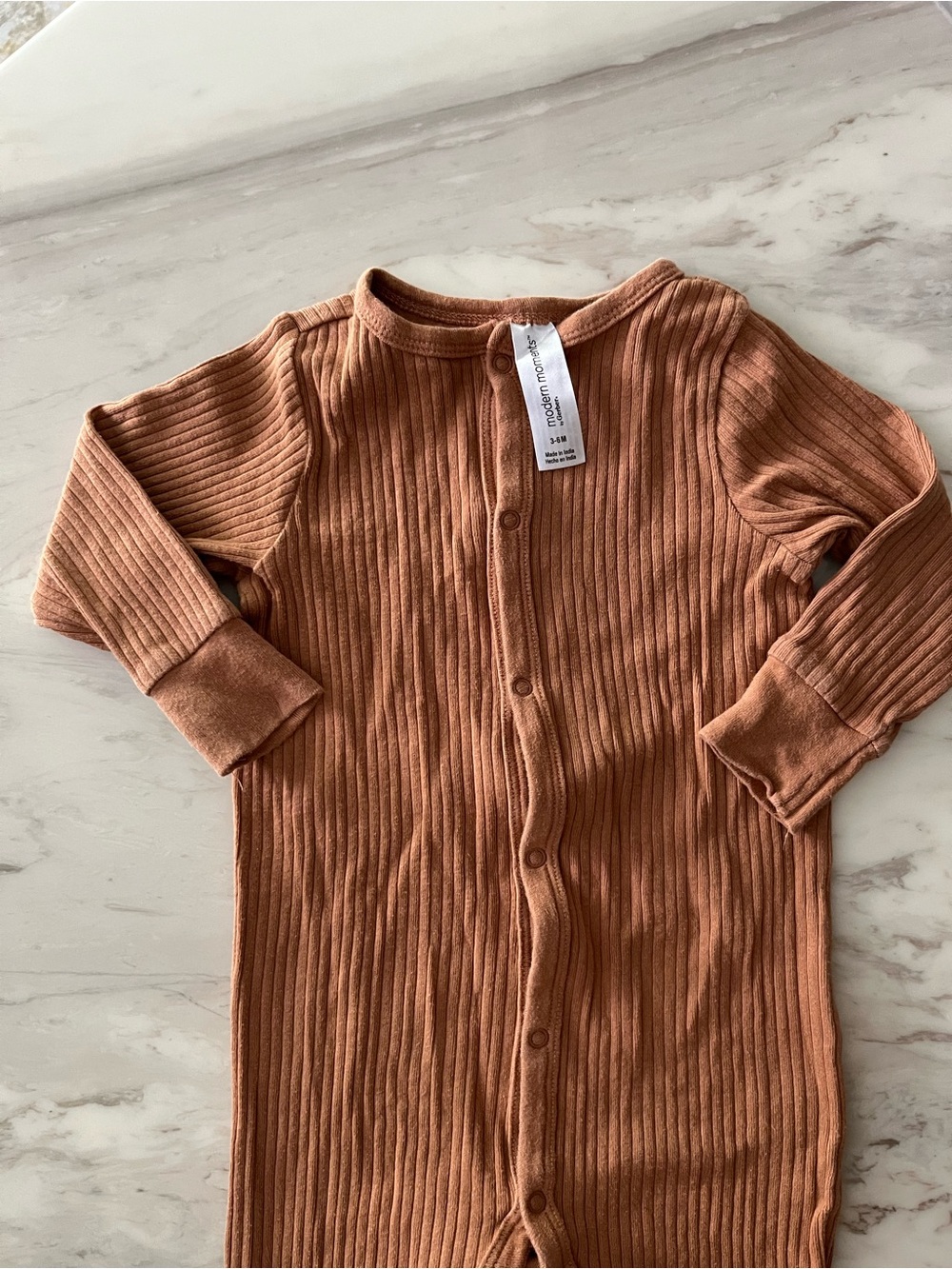 Gerber Ribbed One-Piece Romper - Picture 3 of 4